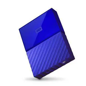 Western Digital 4TB Blue My Passport Portable External Hard Drive - USB 3.0 - Western DigitalBYFT0040BBL-WESN