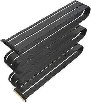 LINKUP [300 cm PCIE 3.0 16x Shielded Extreme High-Speed Riser Cable PCI Express Port Extension Card90 Degree Socket