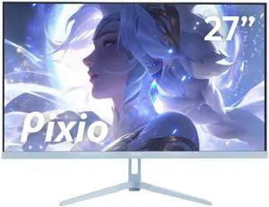 Pixio PX278 Wave Blue 27 inch 180Hz Refresh Rate FHD 1440p Resolution Fast IPS Panel 1ms GTG Response Time Blue Gaming Monitor with FreeSync