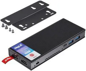 MeLE Reddot Winner PCG02 Pro Slim Fanless N100 Mini PC Stick 8GB LPDDR4x 256GB Micro Computer Stick 2X HDMI 4K WiFi 5 BT5.1 Gigabit Ethernet, Support PD3.0 Protocol, on IoT, Digital Signage, MES, WMS