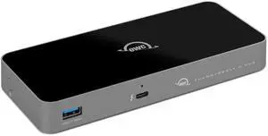OWC Thunderbolt 5 Hub, 3 x Thunderbolt 5 Ports, USB-A Port, Up to 80/120Gb/s, Up to 3 8k displays, 140 w Power & Charging, Compatible with Mac & PC, Thunderbolt 5/4/3, USB4 & USB-C