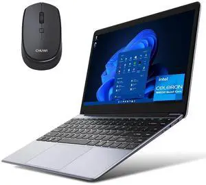 CHUWI HeroBook Pro 14.1'' Laptop with Wireless Mouse, 256GB SSD 8GB RAM, Windows 11 Laptops, 2TB SSD Expand, Intel Celeron N4020(up to 2.8GHz), 2K FHD IPS Display