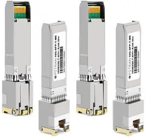 OPSTRAN 10GBASE-T SFP+ RJ-45 Copper Transceiver Module Compatible with Mellanox MFM1T02A-T 10G SFP+ 30m Cat6a/7 4 Pack