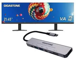 Gigastone [4K HDMI USB C Hub] 7-in-1 Multiport Adapter with PD 100W Thunderbolt Docking Station