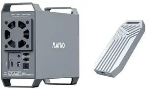 2 Bay Raid SATA Enclosure--40Gbps NVME Enclosure