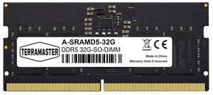 TERRAMASTER 32GB DDR5 RAM SO-DIMM 4800Mhz for F8 SSD, F8 SSD Plus, F2-424, F4-424, F4-424 Pro, F4-424 Max, F6-424, F6-424 Max, T9-500 Pro, T12-500 Pro, U8-500 Plus, U12-500 Plus TERRAMASTER 32GB DDR5 RAM SO-DIMM 4800Mhz for F8 SSD, F8 SSD Plus, F2-424, F4-424, F4-424 Pro, F4-424 Max, F6-424, F6-424 Max, T9-500 Pro, T12-500 Pro, U8-500 Plus, U12-500 Plus