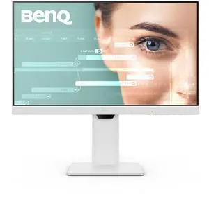 BenQ GW2486TC Office USB hub Monitor 24" 1080p | Coding Mode | IPS | Eye-Care Tech | Adaptive Brightness | Height Adjustable | White Monitor | Noice-Cancelling Mic | Daisy Chain | USB-C