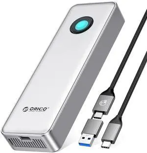 ORICO 2TB Portable SSD for 3700MB/s, RGB External Solid State Drive with 40Gbps 2 in 1 USB C Cable, Built-in Cooling Fan, Compatible with Thunderbolt 4/3, USB 4.0, PSSD - R3700