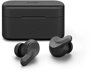 EPOS ADAPT E1 True Wireless Earbuds Black - Hybrid ANC, Multi-Point Bluetooth, Microsoft Teams & Made for iPhone Certified, 50H Battery, Wireless Charging, Semi Open, USB C Dongle IPX5 Water Resistant