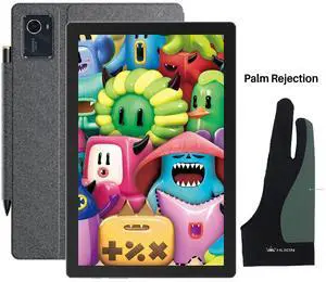 HUION Kamvas Slate 10 Standalone Drawing Tablet No Computer Needed with Full-Laminated Screen, HUION Palm Rejection Artist Glove