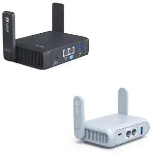 GL.iNet GL-BE3600 (Slate 7) Portable Travel Router & GL.iNet GL-MT3000 (Beryl AX) Pocket-Sized Wi-Fi 6 Wireless Travel Gigabit Router