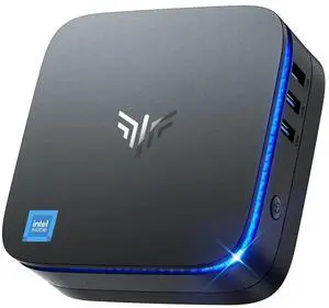 KAMRUI AK1PLUS Mini PC Computer, 12th Alder Lake- N95 up to 3.4 GH, 16GB RAM 1TB M.2 SSD, Mini Desktop Computer, Support 2.5" SSD (up to 2TB), WiFi, BT, 4K, HTPC for Business, Home, Office