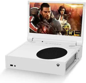 G-STORY 14 Portable Monitor for Xbox Series S, 1080P Portable Gaming Monitor IPS Screen for Xbox Series Snot Included with Two HDMI, HDR, Freesync, Game Mode, Travel Display for Xbox Series S