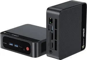 Beelink SER5 Mini PC AMD Ryzen 5 5500U Up to 4.0GHz 6C/12T,16GB RAM 500GB SSD, DP, HDMI Dual Display, 2.5G LAN, WiFi 6 BT5.2, W-11 Pro Mini Computer