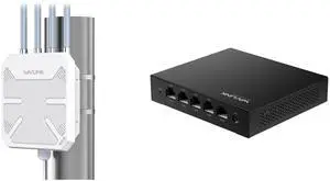 WAVLINK AX3000 WiFi Extender with 5 Port Gigabit PoE Switch