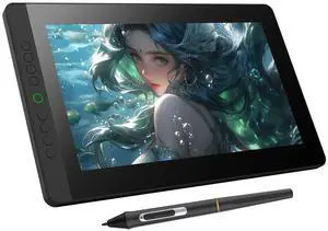 BISOFICE BT-13HDK Portable Graphics Drawing Tablet 13.3 Inch H-IPS LED Display Anti-Glare Digital Drawing Pad 16K Pressure Level Battery-Free Stylus Passive Technology 8 Customizable Shortcuts Keys