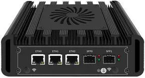 FakestarPC 3x2.5G i226-V Lans 2x10G SFP+ Solid Industrial Firewall Appliance Mini PC Alder Lake N150 DDR5 NVMe Proxmox pf-Sense OPNsense Home Server Host