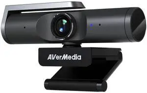 AVerMedia PW515 4K Ultra HD Business Webcam with AI Auto-Framing for Streaming, Video Calls, Sony Sensor, works with CamEngine, Teams, Zoom, OBS, for PC/Mac