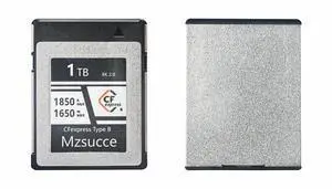 Mzsucce CFexpress-Type B Card, Memory Card, Camera Memory Card, high-Speed Image Card, 8K HD Continuous Recording, Stable and Durable, XQD Card Upgrade, Suitable for Nikon/Canon/Panasonic (1024, GB)