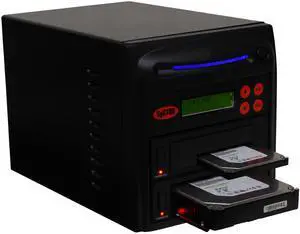 Systor 1:1 HDD/SSD Hard Drive Duplicator - 5.4GB/Min - Standalone Copier & Eraser/Sanitizer for Multiple SATA 3.5 Disk & 2.5 Solid State Drives - Copy Speeds of up to 90MB/Sec (SYS101HS-DP)
