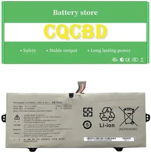 CQCQ AA-PBTN4LR Compatible Battery Replacement for Samsung NP940X3M NP940X3M-K01US NP940X5M NP940X5N-X01US NP940X3M-K03US NP940X3M-K02US Laptop (15.4V 54Wh)