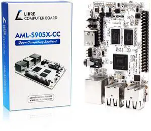 Libre Computer Board AML-S905X-CC (Le Potato) 2GB 64-bit Mini Computer for 4K Media