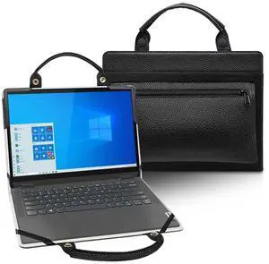 Laptop Case Cover Sleeve for Lenovo ThinkPad P15v Gen 3/ThinkPad P15v Gen 2/ThinkPad P15v Gen 1 with Portable Bag with Bag Handle,Black