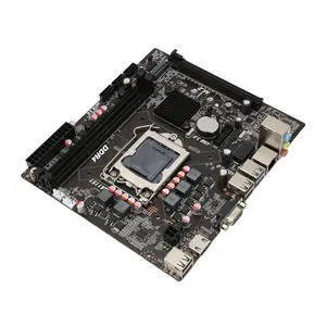 LGA 1151 Micro ATX Motherboard, DDR4 64GB M.2 NVME Support with USB3.0/SATA3.0, All Solid Capacitors for Desktop PC Builds