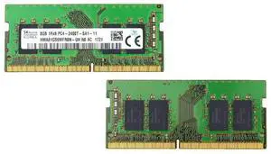 SK HYNIX 16GB 2X8GB DDR4 PC4-19200 2400MHZ 1RX8 CL17 Memory KIT HMA81GS6MFR8N-UH
