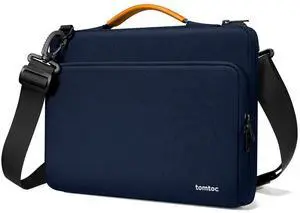 tomtoc 360 Protective Laptop Shoulder Bag for 15.6 Inch Lenovo IdeaPad Gaming 3, Acer Nitro 5 Gaming Laptop, ASUS 15.6-16 Inch ASUS Strix G16/G15, Dell XPS 17, Water-Resistant Accessory Carrying Case