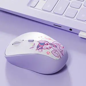 My Little Pony Twilight Sparkle Wireless Mouse - 4-Button Silent Click Mouse with 3 Adjustable DPI (1000/1200/1600), 2.4GHz Wireless for Windows/Mac - Compact & Ergonomic Design, Purple