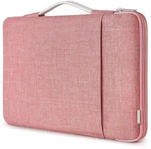 Inateck 360° Protective Laptop Bag Case with Accessory Pocket, Compatible with 14-inch MacBook Pro/Max M5 M4 M3 M2 M1 2021-2025, Red