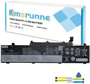 Jmsrunne L19M3PD5 45Wh Laptop Battery Replacement for Lenovo Thinkpad E14 Gen 3 20Y7 20YD 20YE/E14 Gen 2 20T6 20TA /E15 Gen 2 20T8 20TD L19C3PD5 L19L3PD5 L19D3PD5 SB10X02597 SB10X02605 11.1V