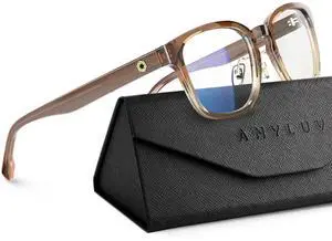 ANYLUV Blue Light Glasses Men Women Computer Gaming Glasses Anti Eyestrain Lightweight Blue Light Blocking Glasses