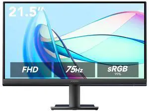 Xiaomi A22i 22 inch Monitor, 75Hz high Refresh Rate, IPS Hard Screen, 7.5mm Ultra-Slim Body, 1080p FHD Resolution, <2 Factory Color Calibration, HGMI & VGA, Easy mounting