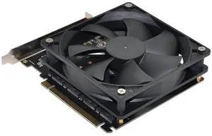 Cablecc 4X NVME M.2 AHCI to PCI-E Express 3.0 Gen3 X16 Raid Card with Fan VROC Raid0 Hyper Adapter