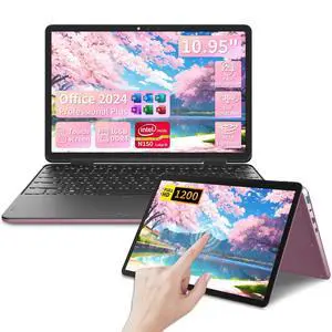 BINHENGLON 11" 2-in-1 Touchscreen Laptop, N150 Laptops,16GB RAM,FHD 1920 * 1200 IPS,Win 11 Pro PC,Backlit Keyboard, WiFi,USB-C,HDMI,Oval Trackpad,Computer(Rose Gold, 16G+512GB SSD). BINHENGLON 11" 2-in-1 Touchscreen Laptop, N150 Laptops,16GB RAM,FHD 1920 * 1200 IPS,Win 11 Pro PC,Backlit Keyboard, WiFi,USB-C,HDMI,Oval Trackpad,Computer(Rose Gold, 16G+512GB SSD).