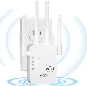 2025 WiFi Extenders Signal Booster for Home Long Range Up to 9800 sq. ft & 40 Devices, WiFi Extender Signal Booster, Internet Booster, Long Range WiFi Extender,Quick Setup-Medium
