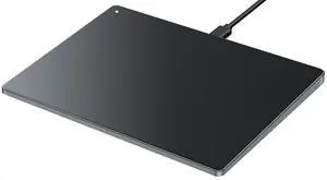 seenda Multi-Touch Trackpad, Aluminum Slim USB Wired Touchpad Mouse for Windows10/11, Upgrade Smooth Glass Surface with High Precision Navigation for Computer/PC/Desktop/Laptop, Black