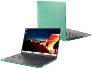 mCover Case ONLY Compatible for 2021-2024 14" Lenovo ThinkPad X1 Carbon Gen 9 / Gen 10 / Gen 11 Windows Notebook PC (with 180-degree Hinge, NOT Fitting Other Lenovo Models) - Green