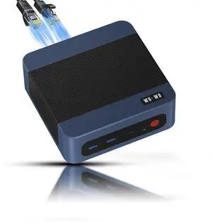 wo-we P8 Mini PC AMD Ryzen 5 7640HS (Max 5.0GHz) 6C/12T Gaming PC, 32GB DDR5 RAM 1TB PCIe4.0 SSD, USB4 Support 8K, Dual 2.5GbE LAN WIFI6E/BT5.2,HDMI,DP, Radeon 760M Micro PC,Business,Home