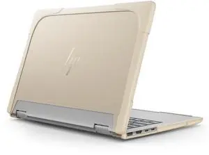 May Chen Case for 14 inch HP Envy X360 2-in1 2.8K Touch-Screen Laptop 2024 Release, Shockproof Super Protective Design Case with TPU Edges Scrach-Resistant Stylist, Khaki