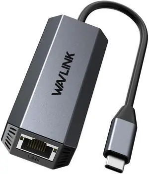 WAVLINK 5Gbps USB C to Ethernet Adapter, USB Type-C to RJ45 Gigabit LAN Ethernet Network Adapter for Windows, Mac OS, iPad OS and More