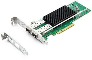 ipolex 25G Ethernet Network Card, 2X SFP Ports, PCIe 4.0 X8, Intel E810 Controller, Support Windows 10/11/2016/2019/2022 /Centos7/ Ubuntu20/Vmware/Esxi7.0(not Support MAC)