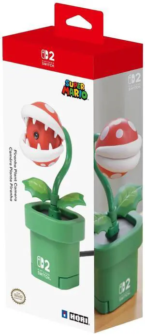 HORI Piranha Plant Camera for Nintendo Switch 2- Officially Licensed by Nintendo