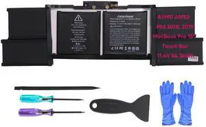 Jalaxbeat A1990 Battery Replacement for MacBook Pro 15" inch 84.36WH A1990 Touch Bar (Mid 2018 2019) A1953 Mac Battery, EMC 3215 3359