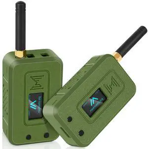 2 Set ESP32 LoRa V4 Development Board + 3000mAh Battery + Green Case, Upgraded ESP32-S3 SX1262 LoRa WiFi Bluetooth 2MB PSRAM 16MB Flash 915MHz Antennas OLED Support GPS & Solar for Arduino Meshtastic