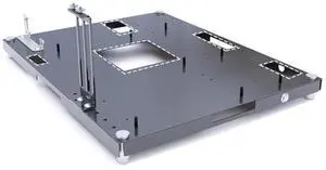 DIY Open Frame PC Test Bench - Acrylic Gaming Computer Case Support ATX/M-ATX/ITX Motherboard Black