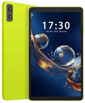 Ruufuuxy Android Tablet, 8.7" Android 15 Tablet with RK3562, 8GB RAM 64GB ROM, in-Cell 1340x800 Display, Dual Camera, 5G WiFi, Bluetooth 5.0, GPS, Tablets with GMS L1 Certified - Green