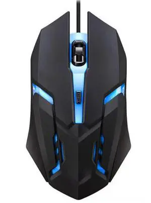 USB Wired Mouse, Ergonomic Comfort Grip, Plug-and-Play, Suitable for Computers, Laptops, Office and Home Use (KLVJ-2)